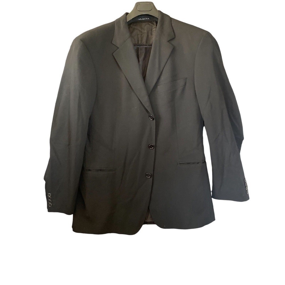Hugo Boss Saks Fifth Avenue Colombo Mens Movie Blazer Black Size 44R